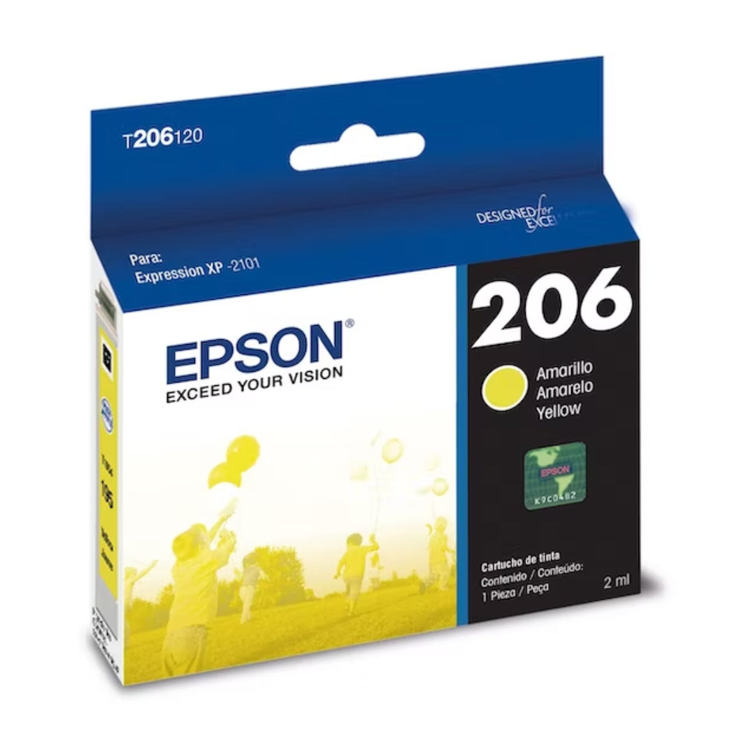 Tinta Epson 206 Amarilla