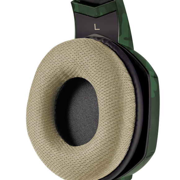 Audífonos Gamer Trust  Carus Jungle Cameo GXT322c (22865) Multiplataforma
