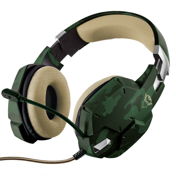 Audífonos Gamer Trust  Carus Jungle Cameo GXT322c (22865) Multiplataforma