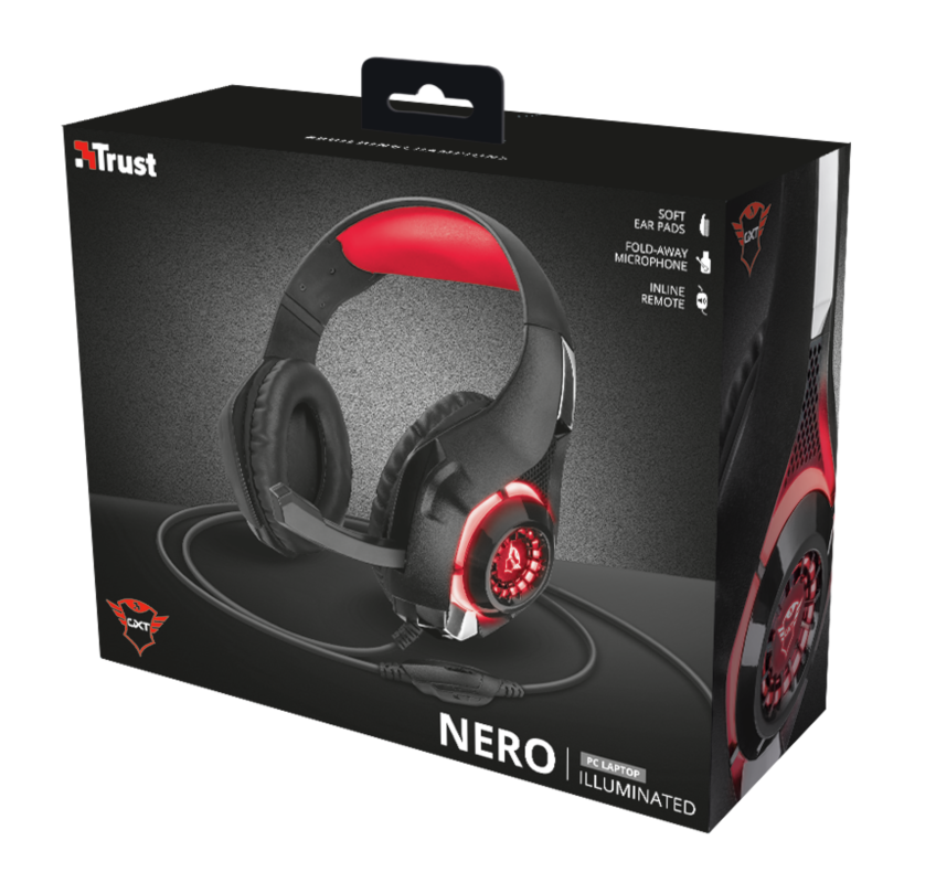 Audífonos Gamer GXT 313 Nero Trust PC (21601)