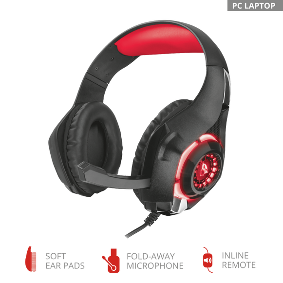 Audífonos Gamer GXT 313 Nero Trust PC (21601)