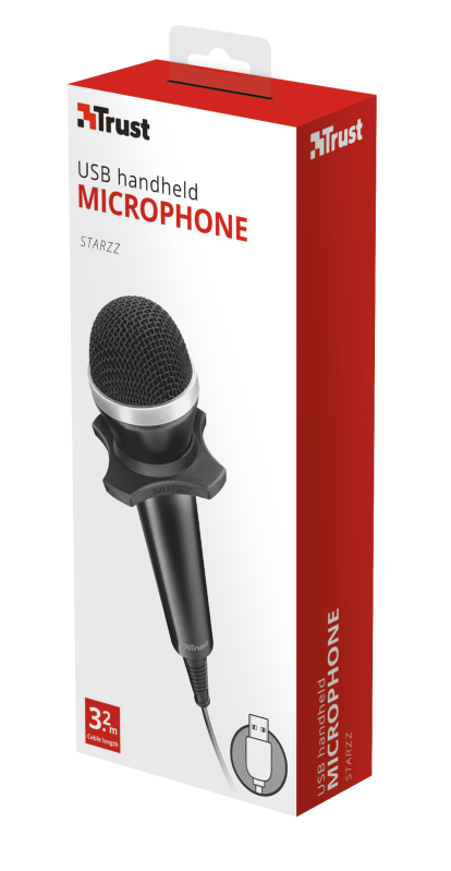 Microfono Para Pc Trust ( Starzz) 21678 conector USB