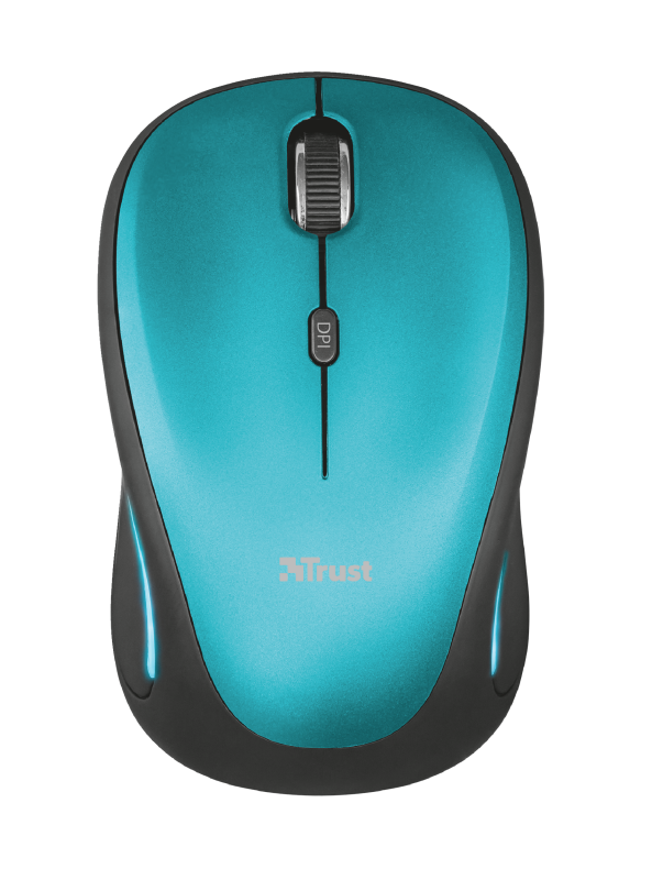 Mouse Inalámbrico USB Trust YVI FX (22334-03) Azul