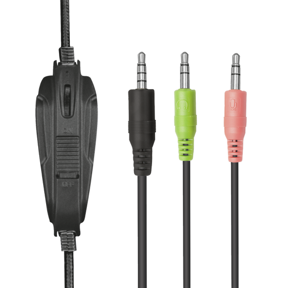 Audífonos Gamer Trust GXT 307  RAVU Black  Multiplataforma (22450)