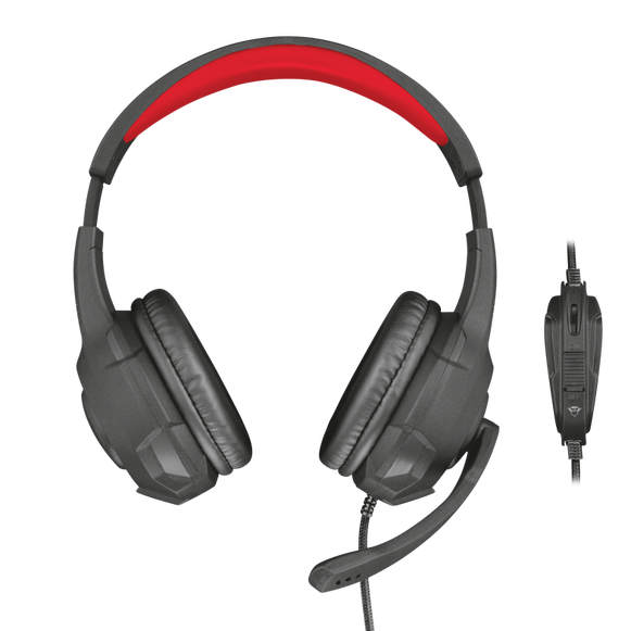 Audífonos Gamer Trust GXT 307  RAVU Black  Multiplataforma (22450)