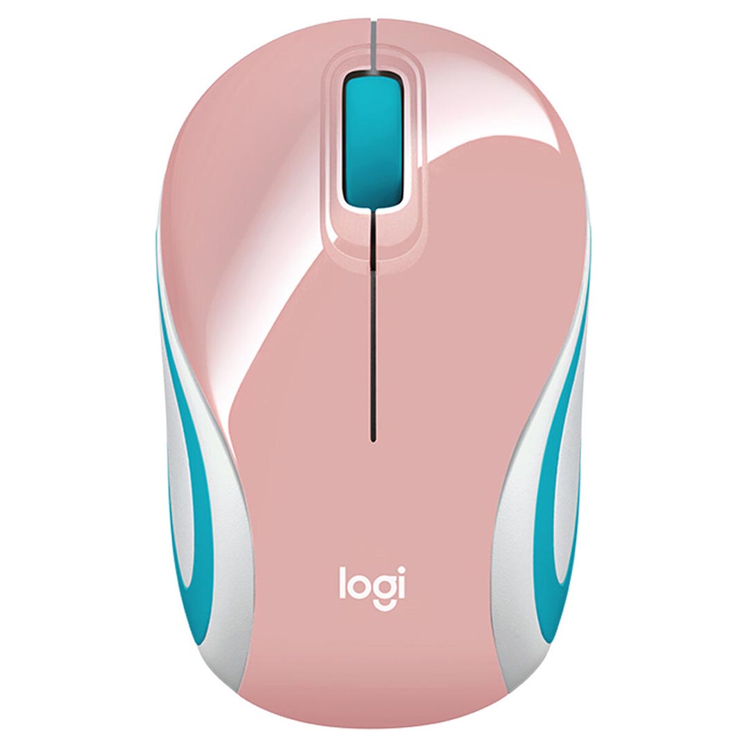 Mouse Mini Inalámbrico Logitech M187 Rosado