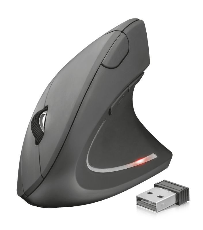 Mouse Inalámbrico Ergonómico Trust USB Verto Trust (22879)