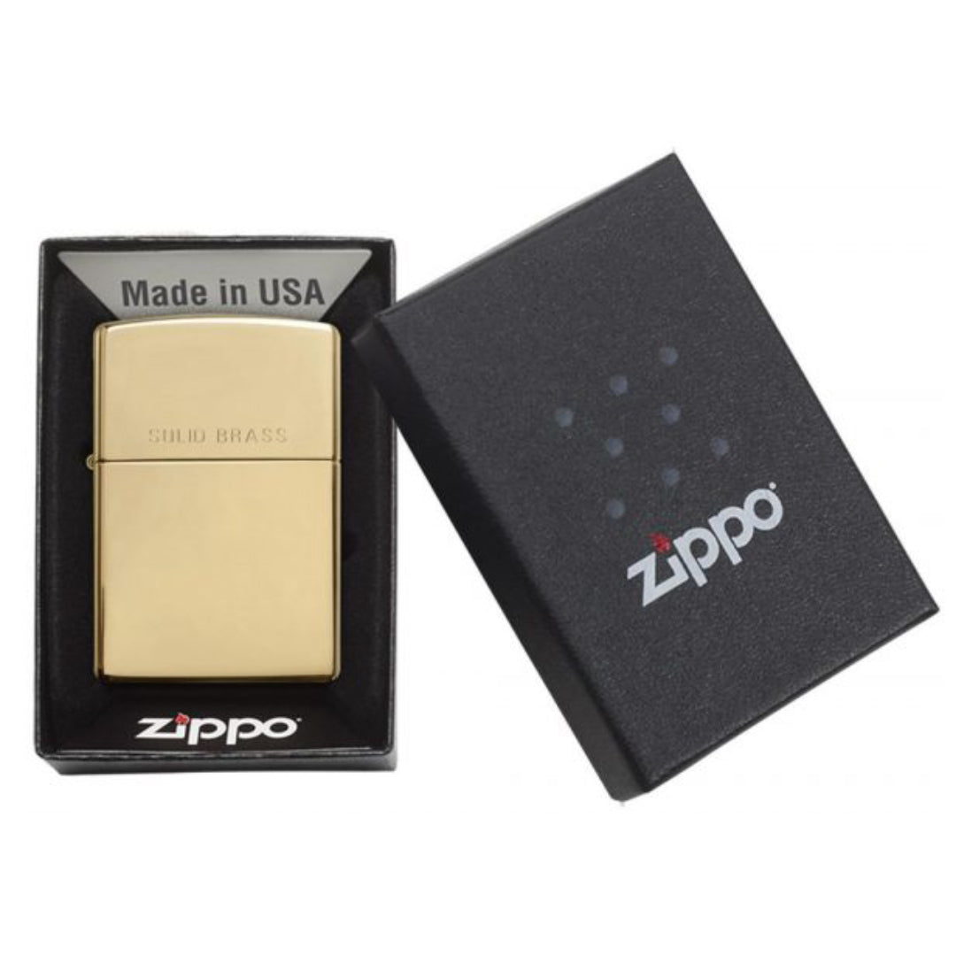 Zippo 254 Reg H Pol Brass