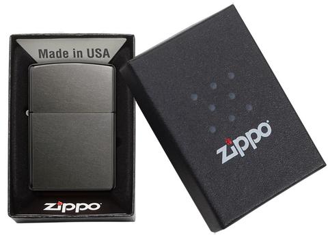 ZIPPO 28378 GRAY DUSK MATTE LTR