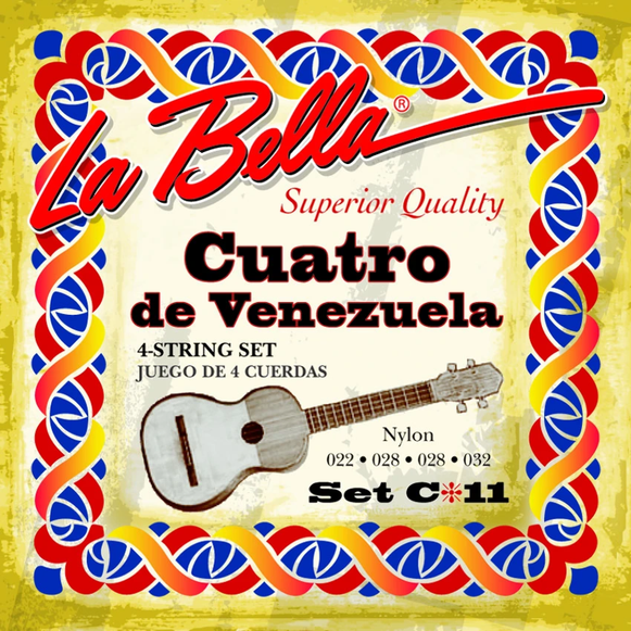 Set Cuerda  Para Cuatro Venezolano La Bella TPC