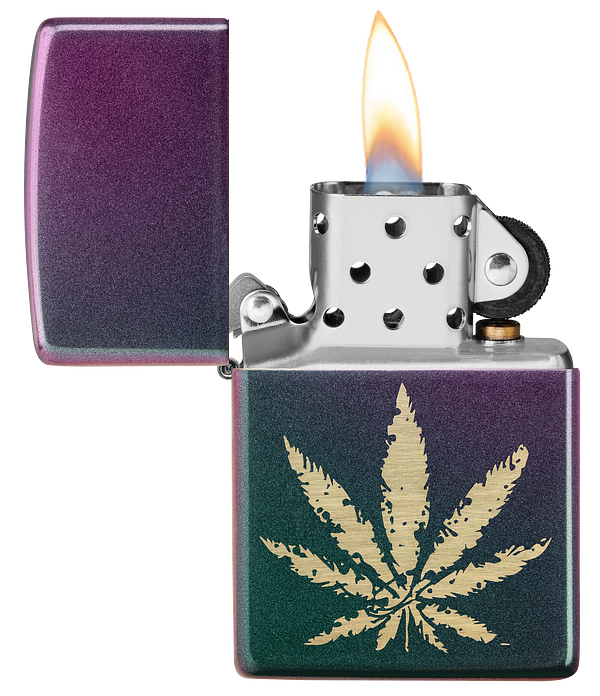 Zippo 49185 Cannabis Design