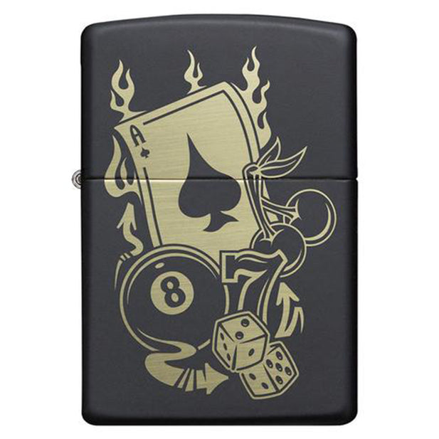 Zippo 49257 Gambling Design