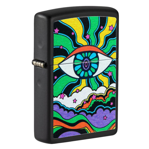 Zippo 49699 Black Ligth Eye Design