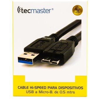 CABLE USB DISCO DURO 0.5M TECMASTER TM-100523