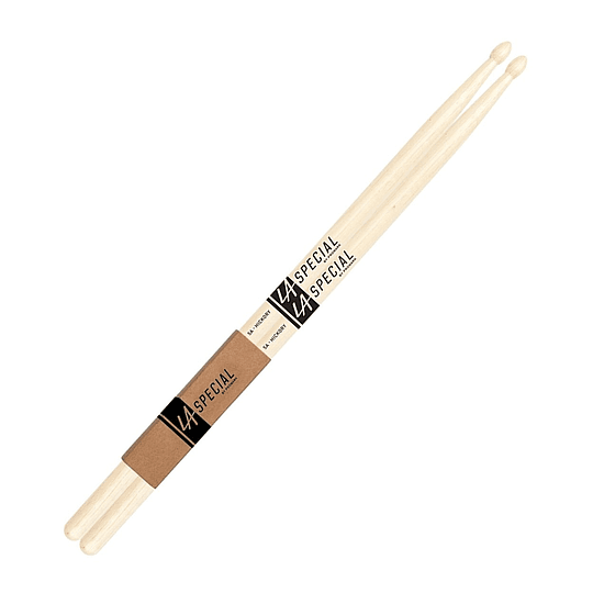 Baquetas 5B Punta de Madera HICKORY LA SPECIAL LA5BW