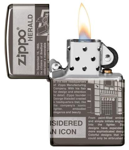 Zippo 49049 Newsprint Design