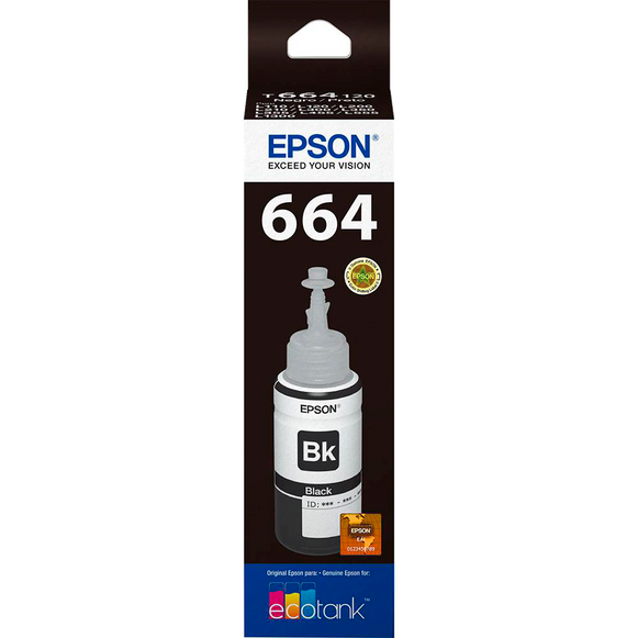 Tinta Botella Epson  664 Negra