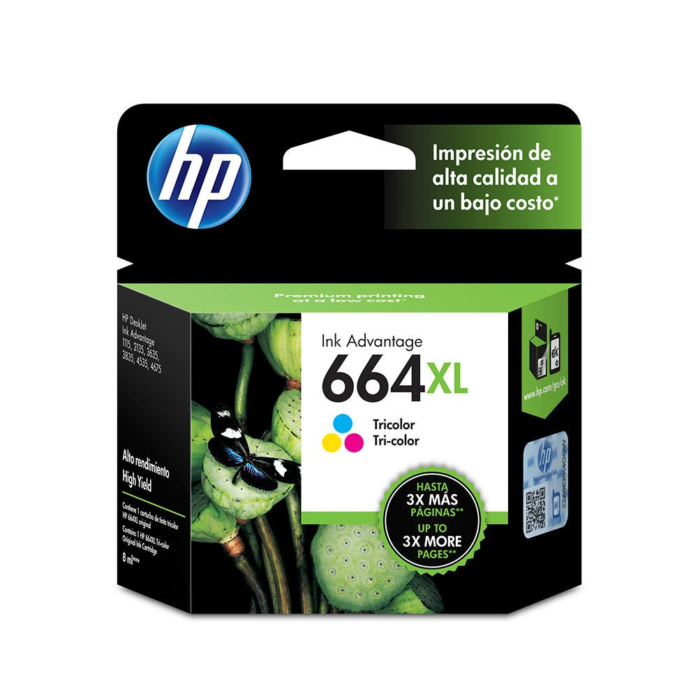 Tinta Catridge Hp 664 Color XL