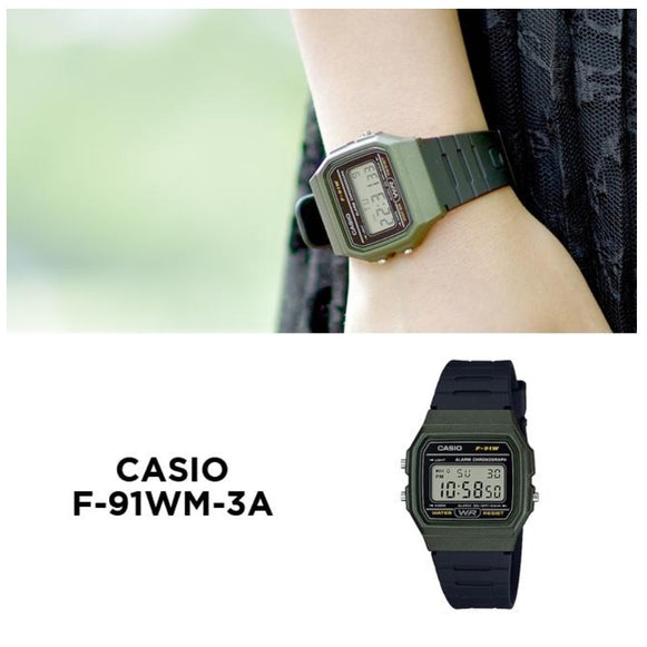 Reloj Casio F 91WM 3ADF