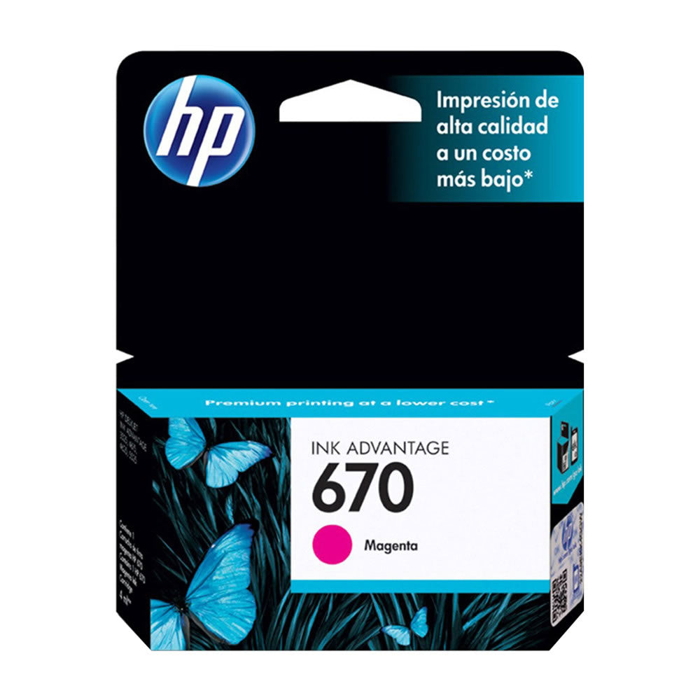 Tinta Catridge Hp 670 Magenta