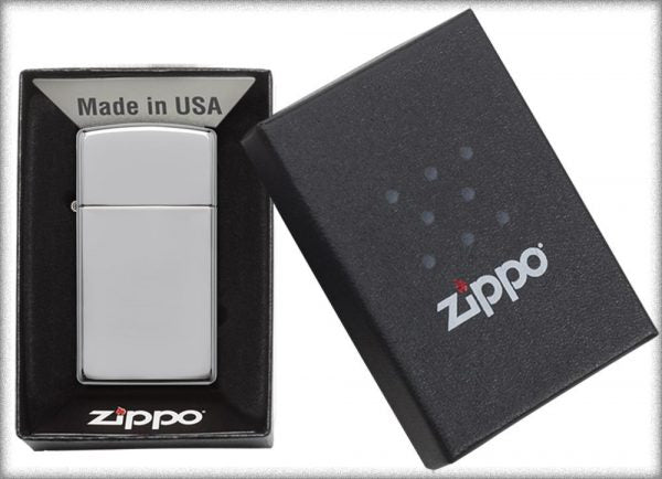 Zippo 1610 Slim Hi Pol Chrome