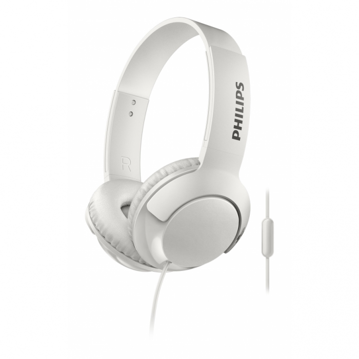 Audífonos  Philips Bass+ Supra aural( SHL3075 ) Blanco