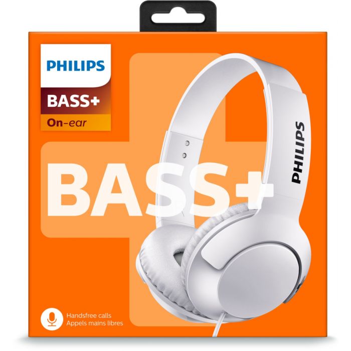 Audífonos  Philips Bass+ Supra aural( SHL3075 ) Blanco