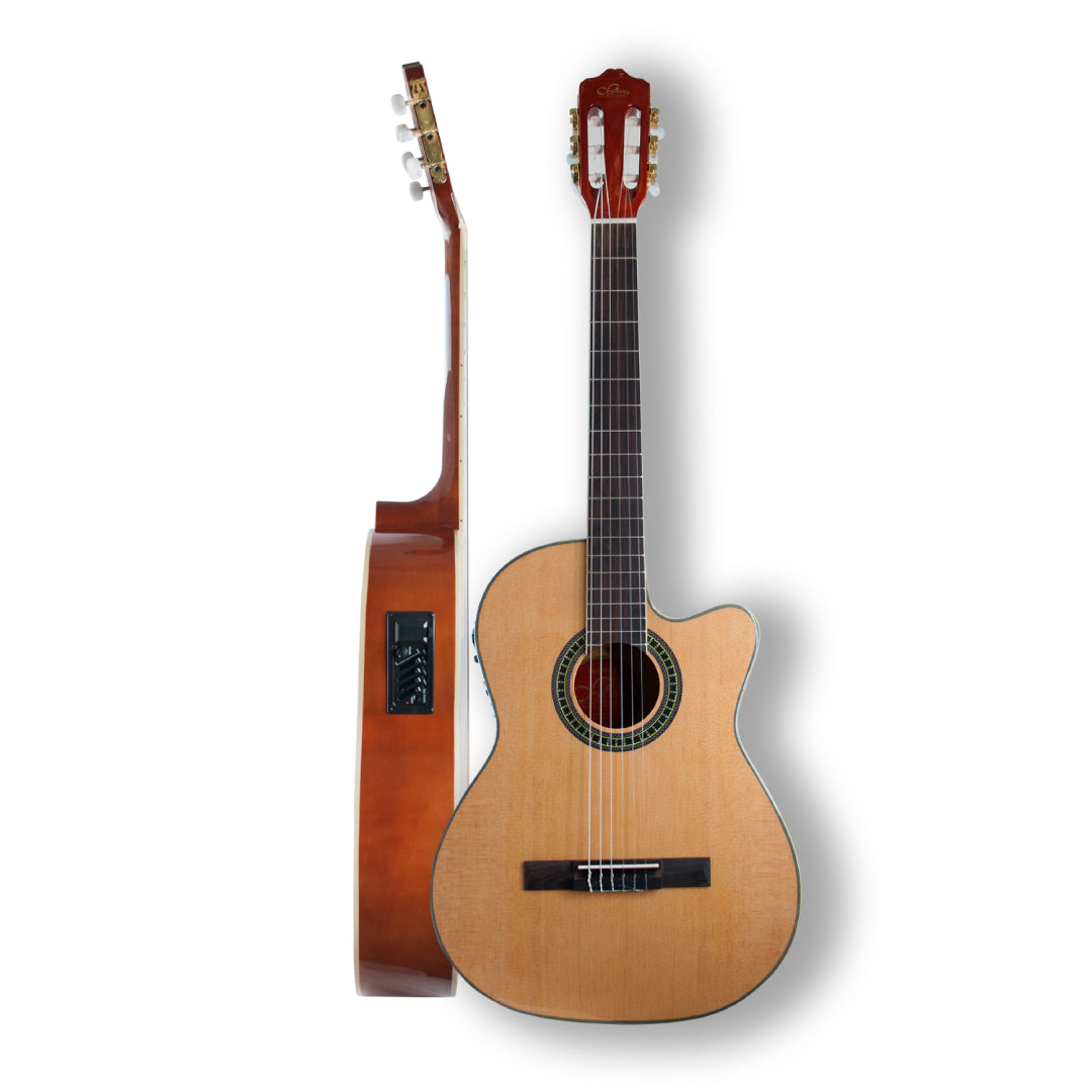 GUITARRA ELECTRO ACUSTICA CUTW 39" C/F SEVILLANA 7845