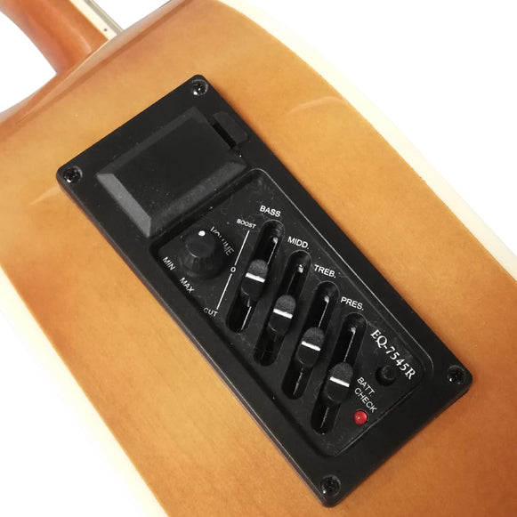 Guitarra Electro Acustica 41" SEVILLANA Natural 8462 Cuerdas Metal