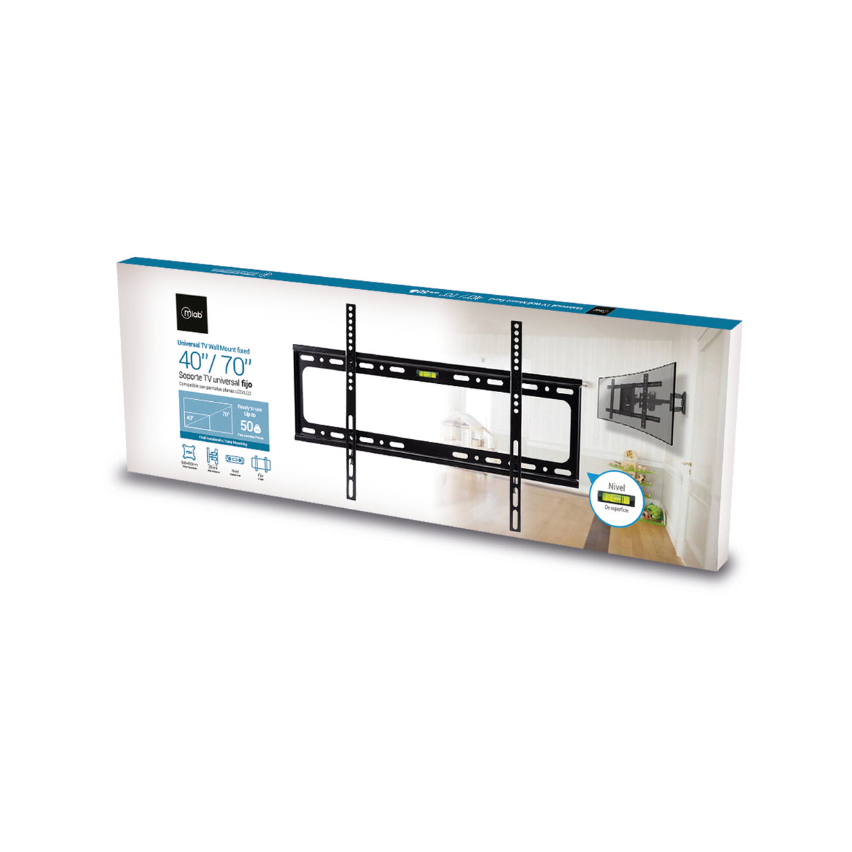 Soporte De Pared Para TV / LED 40"-70" MLAB (8950)