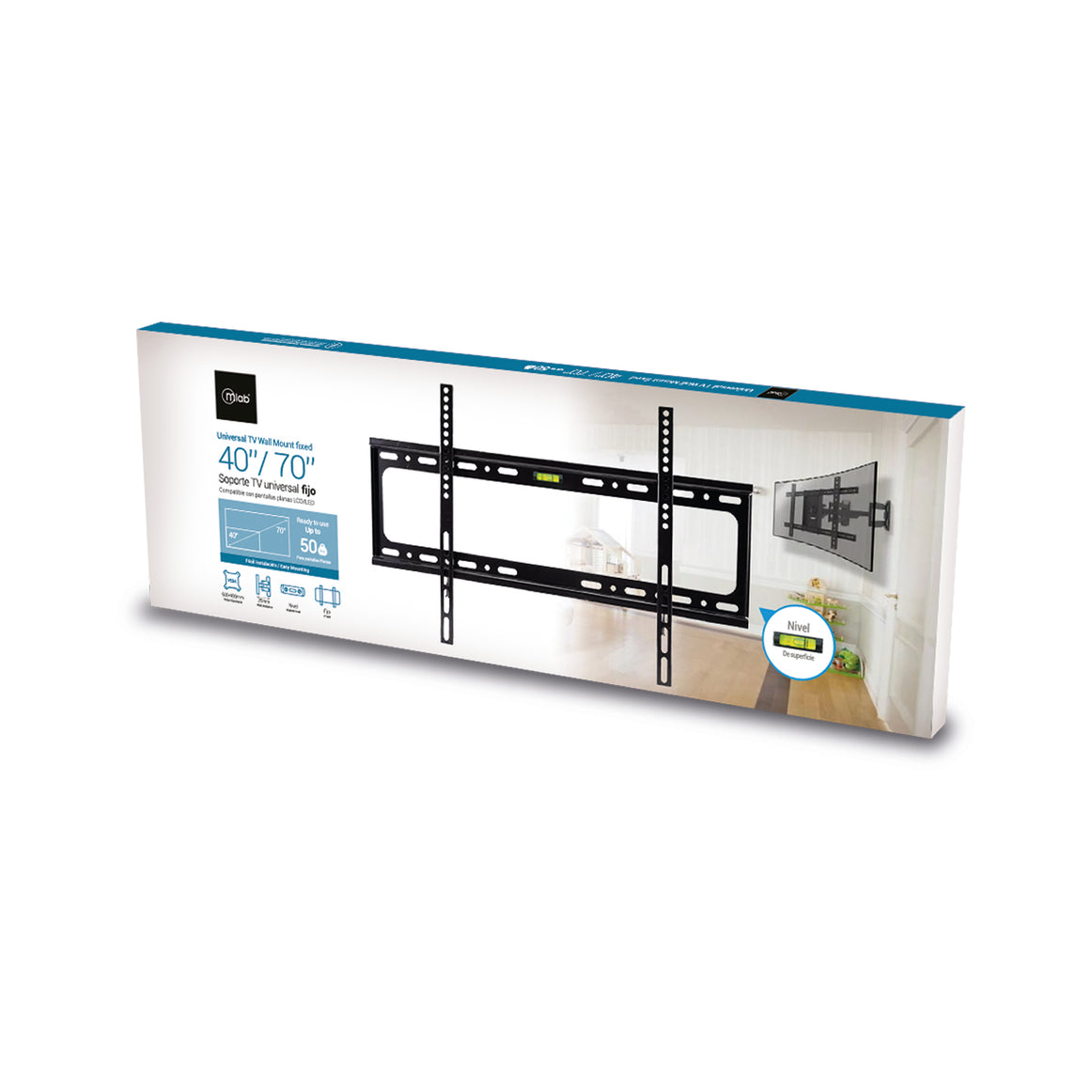 Soporte De Pared Para TV/ LED 42"-70" MLAB (8952) Inclinable