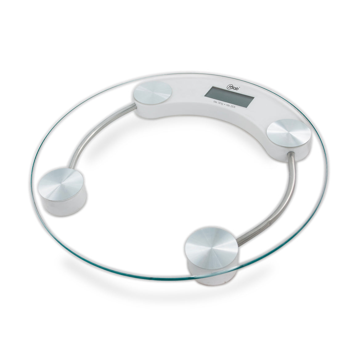 Balanza Baño  vidrio redonda 180 KG (9053)