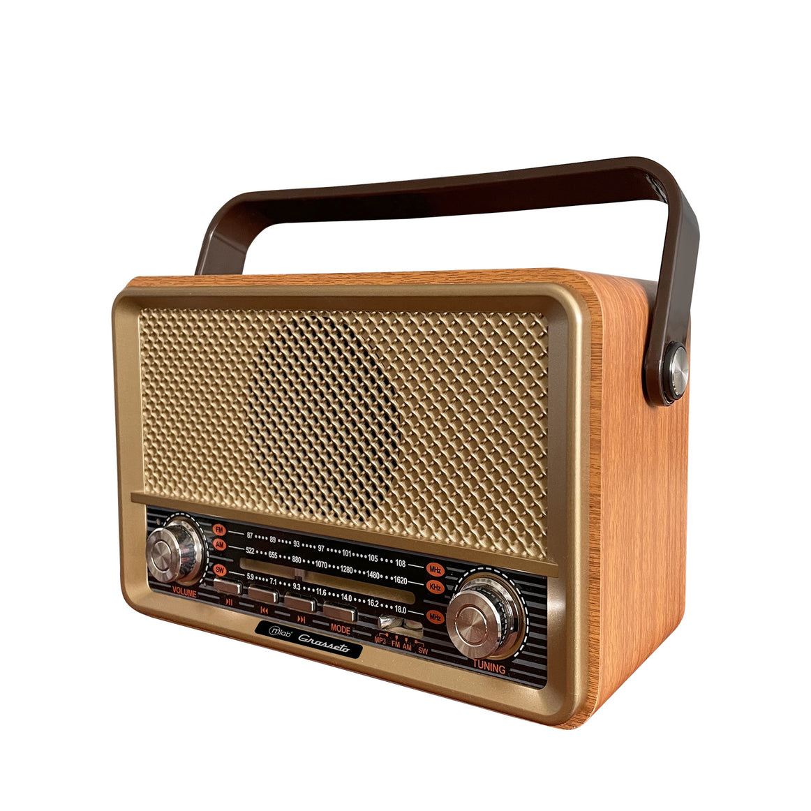 Parlante Radio Bluetooth Vintage Grosseto