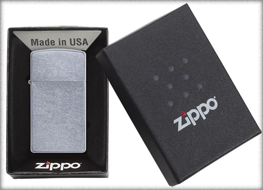 Zippo 1607  Slim Street Chrome