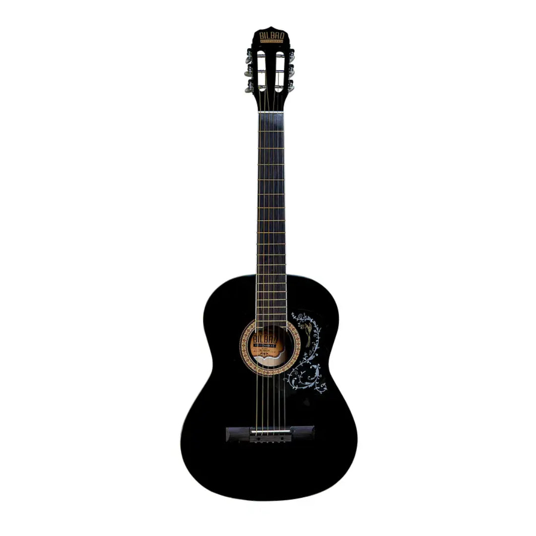Guitarra Acústica Metal 39" Bilbao NEGRA BIL-39DS-BK