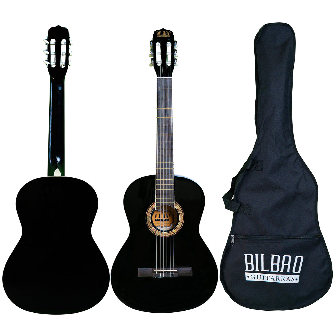 Guitarra Acustica 39" Bilbao Negra ( BIL-44-BK )