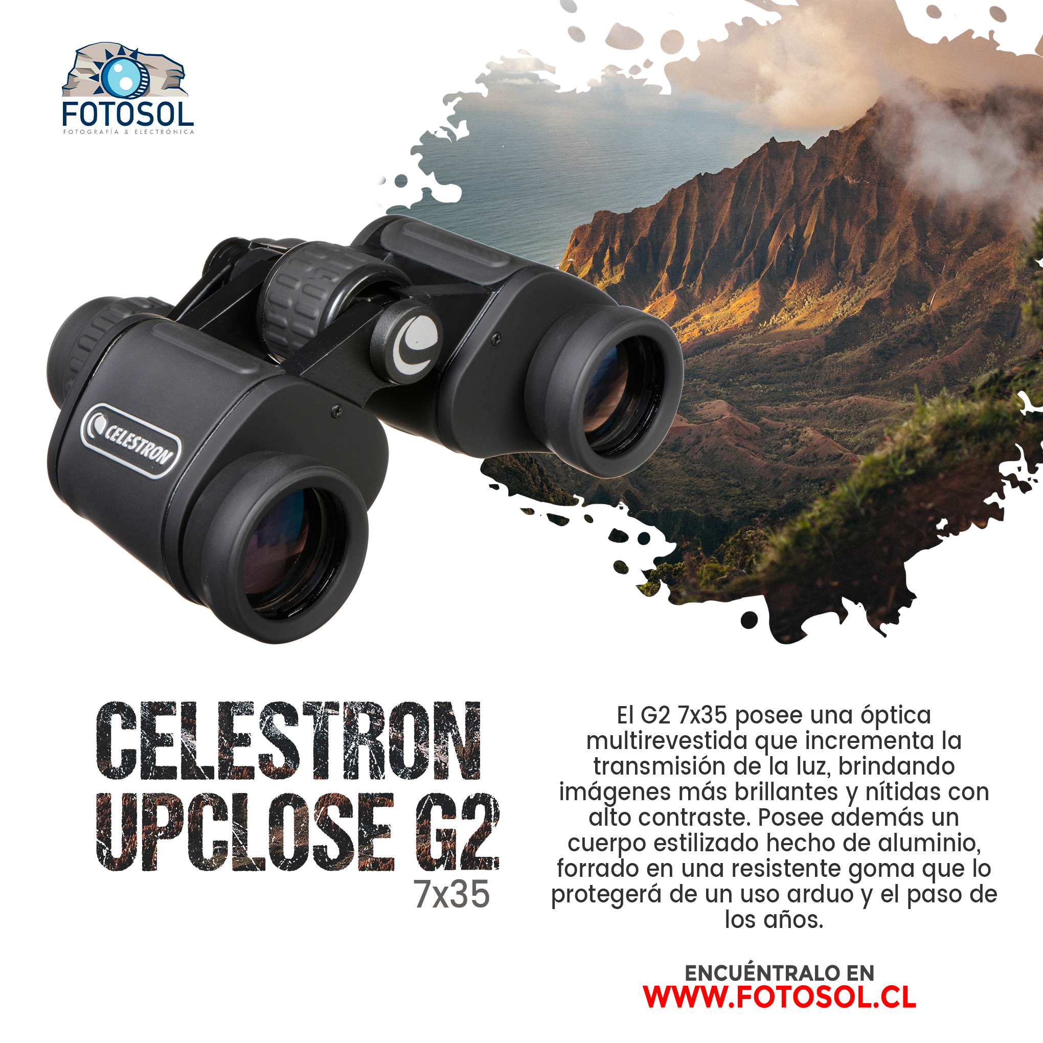 Celestron UpClose G2 10x50 - Prismáticos CELESTRON - Aire Libre Shop