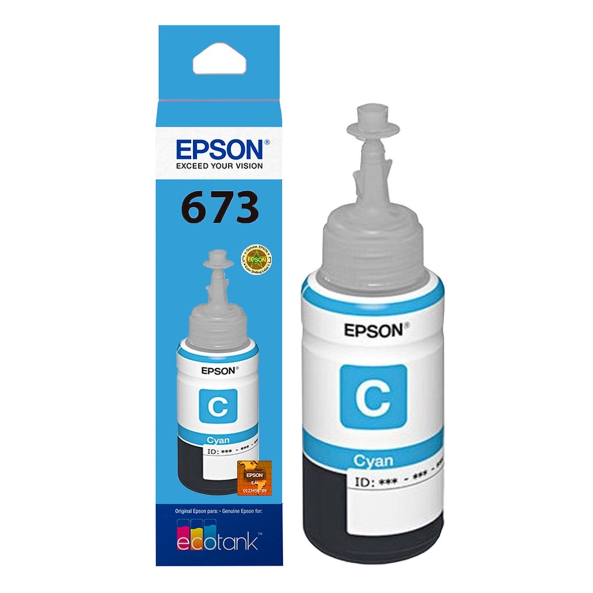 Tinta Botella Epson 673 Cyan