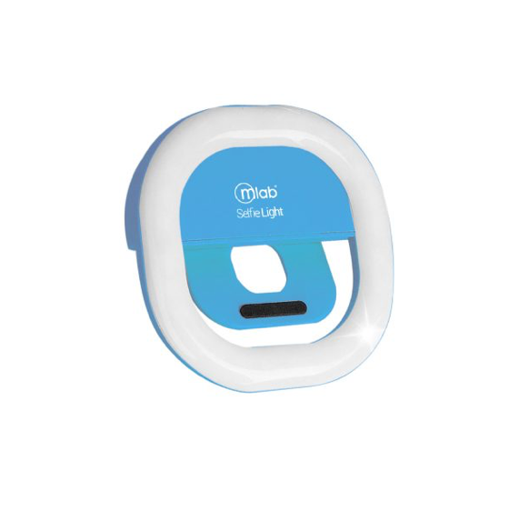 Aro De Luz Led Selfie Para Smartphone Azul 9030