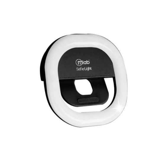 Aro De Luz Led Selfie Para Smartphone Negro 90328
