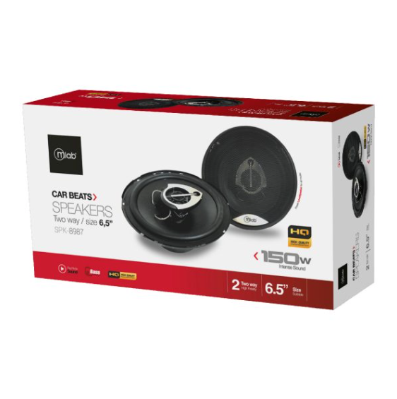 Car Speaker 6,5" Pulgadas 8987