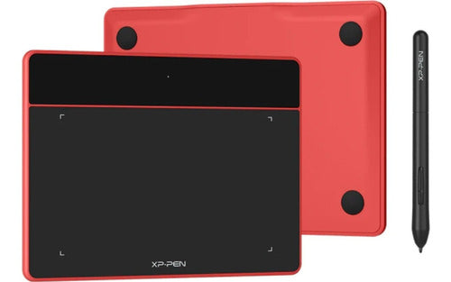Tableta Grafica Deco Fun XS Pen  XP-Pen Rojo