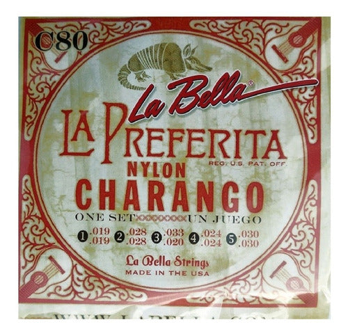 CUERDAS PARA CHARANGO La Preferida La Bella