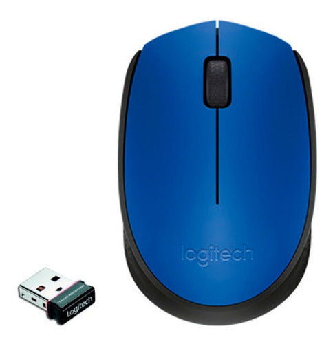 Mouse Inalámbrico Logitech M170 Azul
