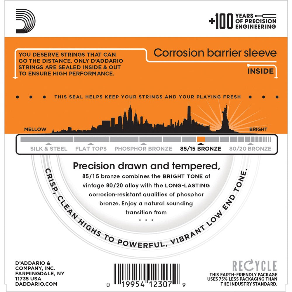 DADDARIO EZ900 Cuerdas de metal para Guitarra Acústica 85/15
