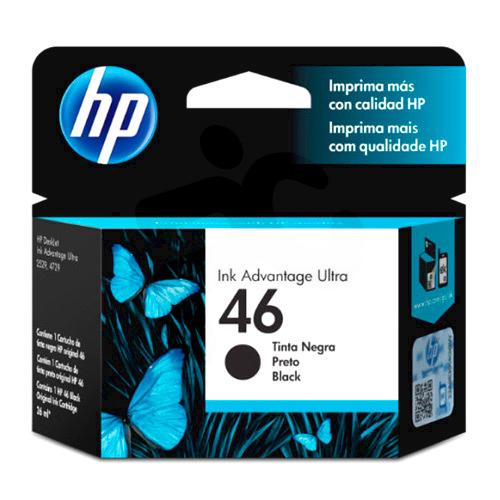 Tinta Catridge Hp 46 negra