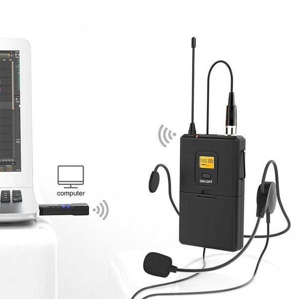 Micrófono Lavalier / centillo Inalámbrico  Fifine K031B Receptor USB