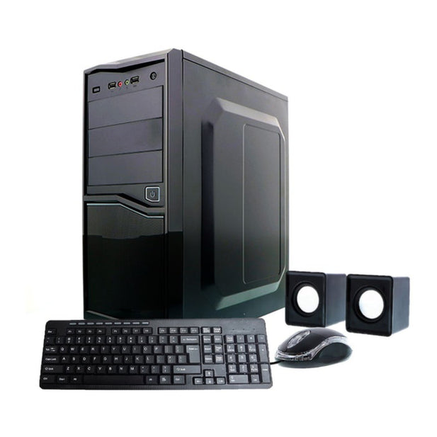Kit Xtech Gabinete ATX fuente 500W + Teclado + Mouse + Parlante