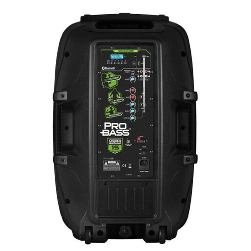 Parlante Potenciado Underground 15 1600W PROBASS