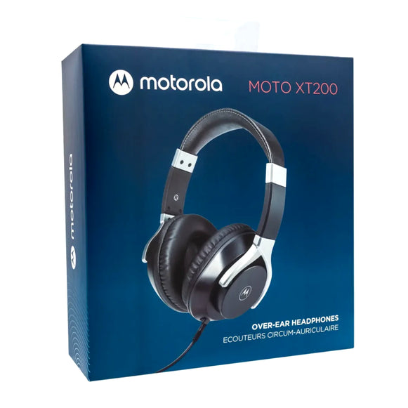AUDIFONOS MOTO XT200 ALAMBRICO NEGRO MOTOROLA